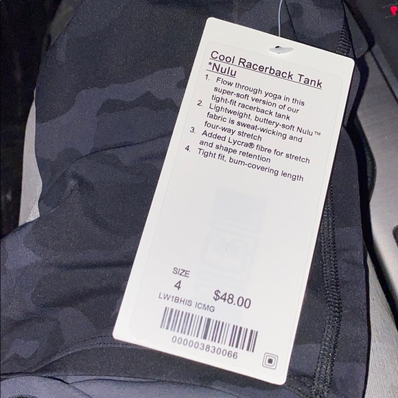 Cool Racerback II *Nulu, NWT - Picture 4 of 4